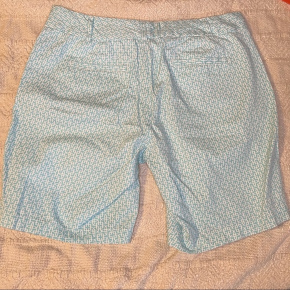 Blue Patterned Shorts - Picture 2 of 4